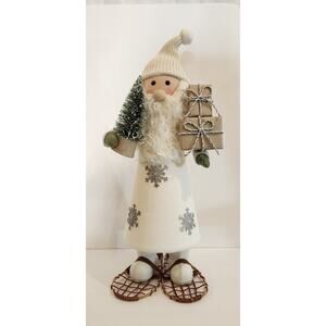 ST  NICHOLAS SQUARE Jingling Juniper Santa Cream Green Lighted Christmas Tree